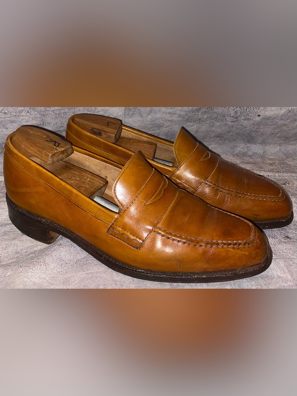 Cheaney Handsewn Leather Slip On Loafers Casual Dress Shoes 10 US 9 UK England